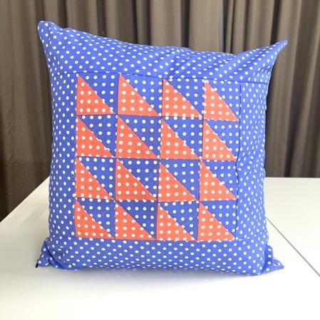 Two Moles - Patchwork Cushion